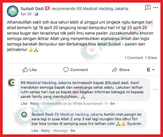 testimoni pasien jantung koroner komplikasi rs medical hacking