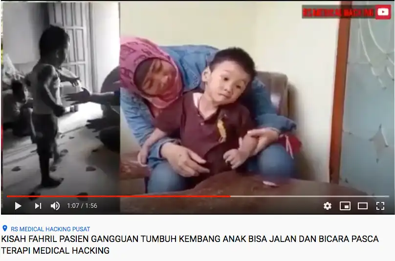 KISAH FAHRIL PASIEN GANGGUAN TUMBUH KEMBANG ANAK BISA JALAN PASCA TERAPI MEDICAL HACKING